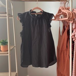 Loft Flutter sleeve tank top